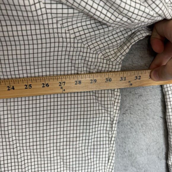 Ralph Lauren Shirt Mens 3XLT Cream Check Long Sleeve Button Down Classic Fit - Picture 5 of 8